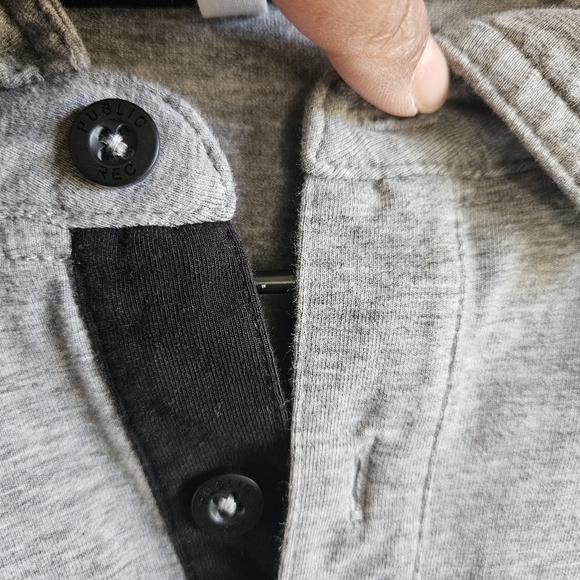 Public Rec Gray Short Sleeve Pima Cotton Go-to Athletic Fit Polo Shirt - Picture 7 of 13